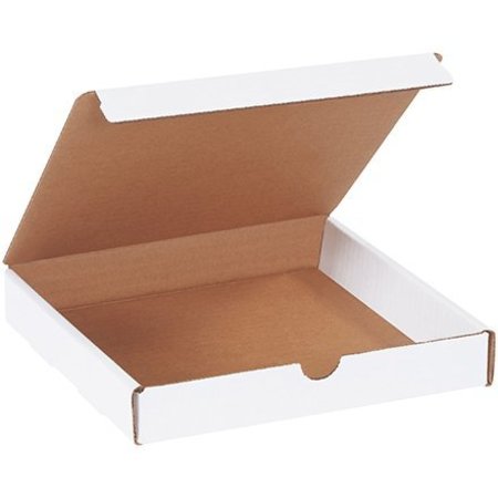 BOX PACKAGING Corrugated Literature Mailers, 8"L x 8"W x 1-1/4"H, White ML881